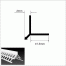 2mm Render Corner Bead for Render and Plaster Beading from Stock Plastic Extrusions